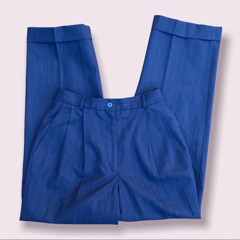 Vintage Talbots High Rise Pinstripe Trousers